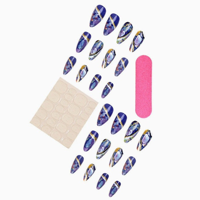 Artistic Gemstone Nail Art Kalsten