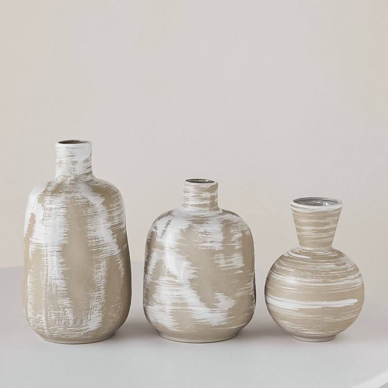 Contemporary Textured Ceramic Vase