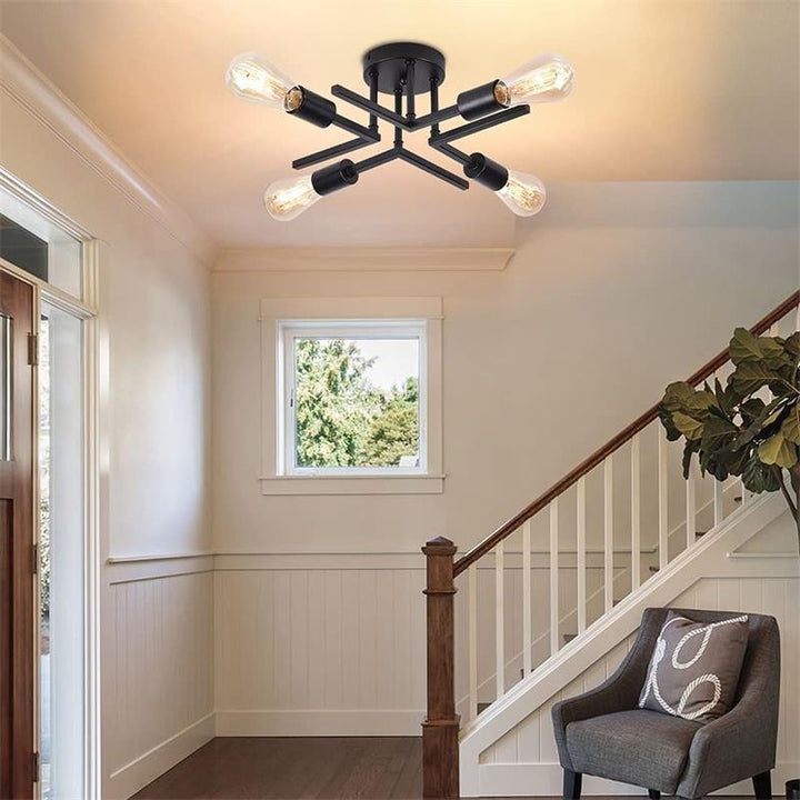 Industrial Style Ceiling Light Fixture