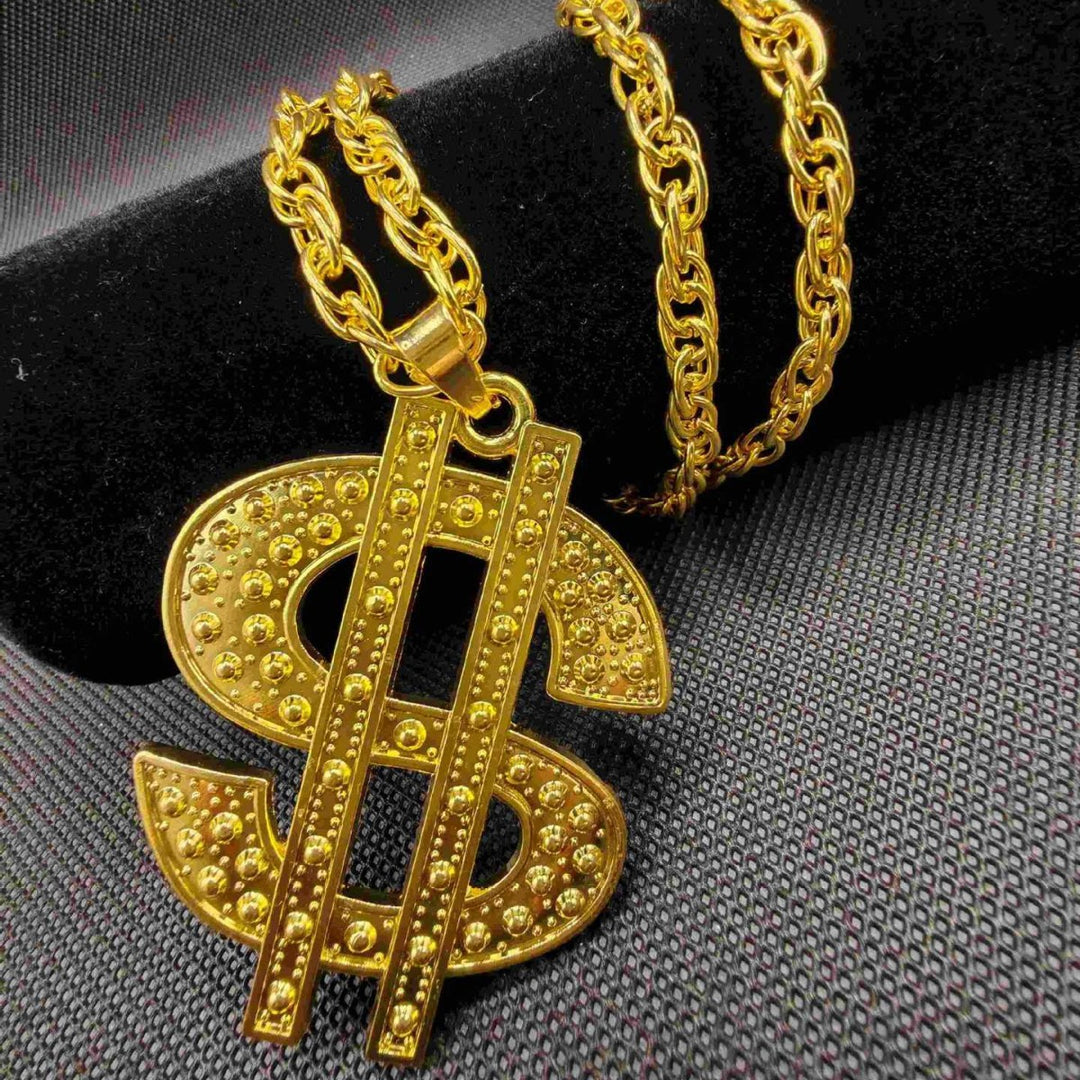 Statement Dollar Sign Necklace Kalsten