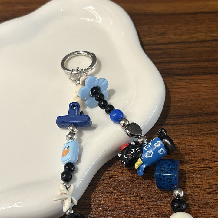 Decorative Beaded Charm Keychain Kalsten 1790135273