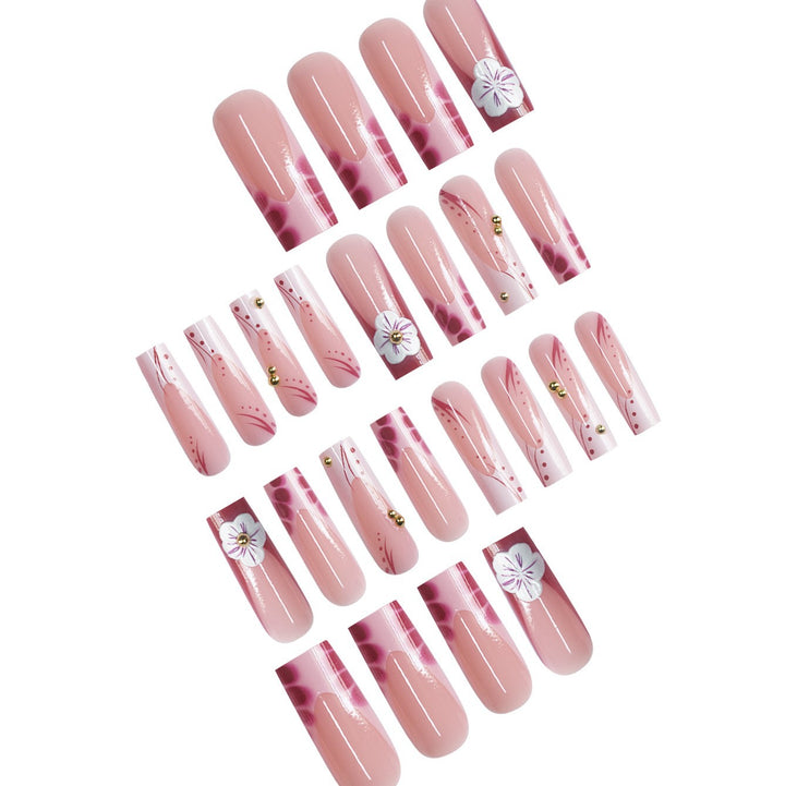 Artistic 3D Floral Press-On Nail Designs Kalsten