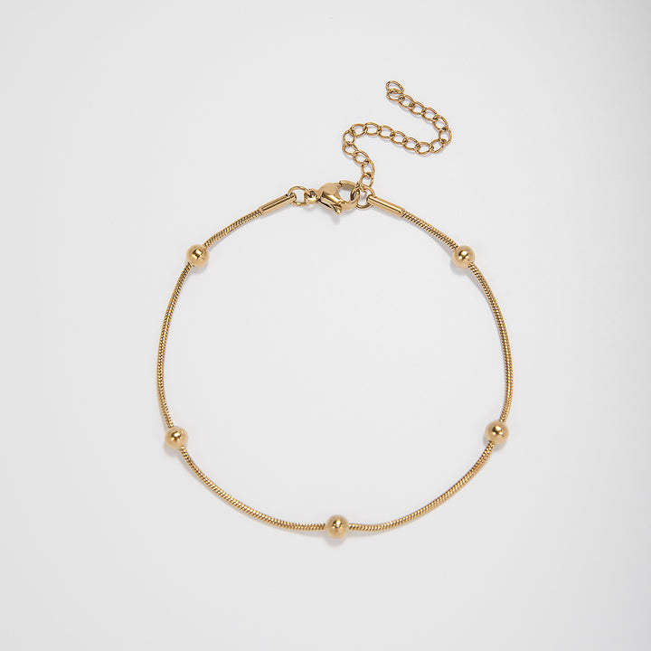 Adjustable Beaded Chain Bracelet Kalsten