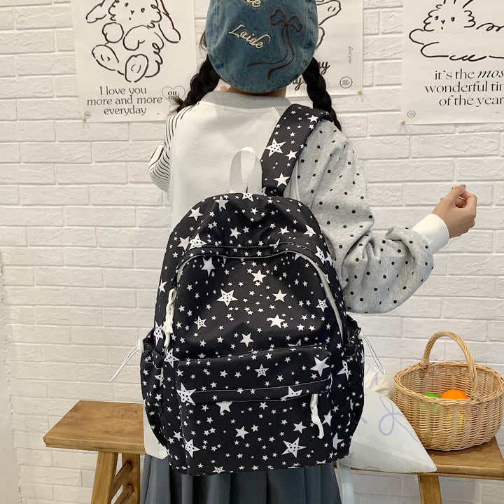 Backpack with High-Quality Star Pattern and Multifunctional Compartments Kalsten