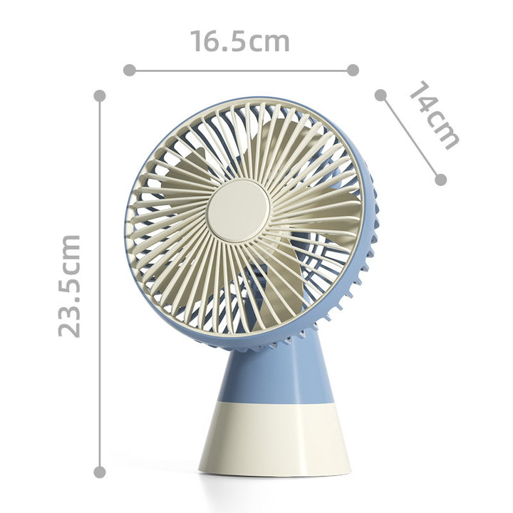 Ladies portable table fan with 360-degree rotation mechanism Kalsten