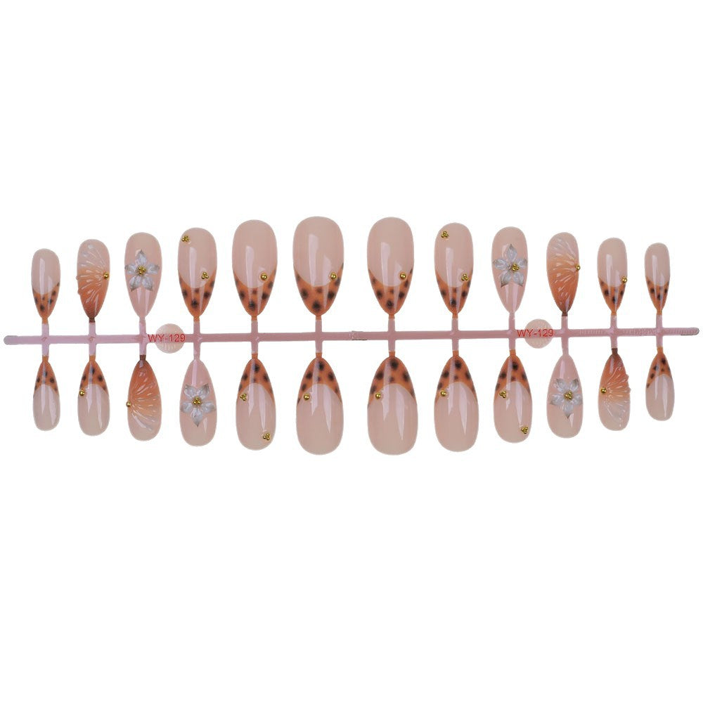 Decorative Floral Press-On Nail Set Kalsten 1787294358
