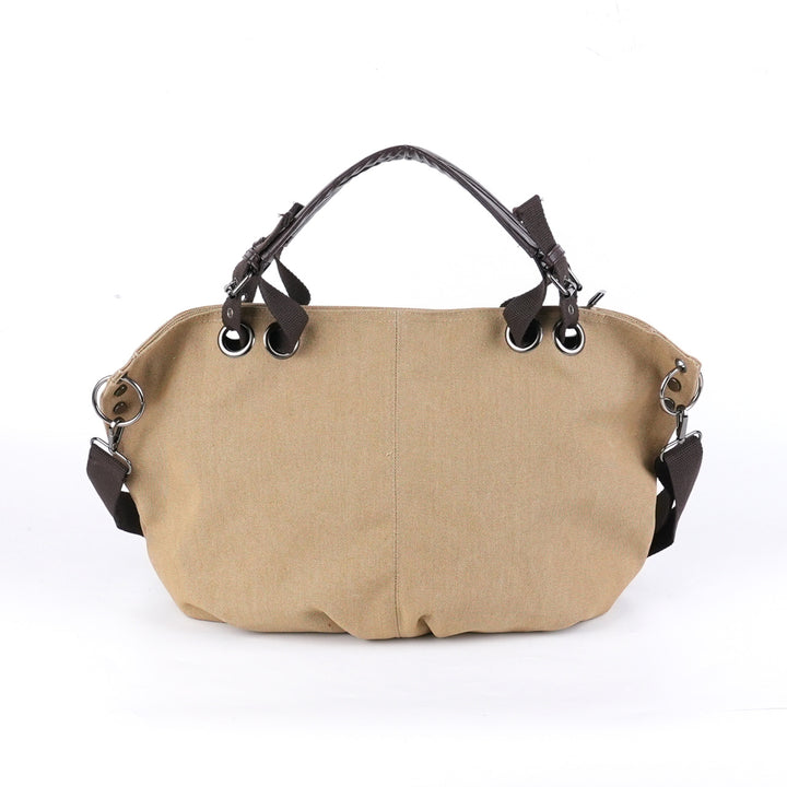 Stylish Multi-Pocket Canvas Handbag Kalsten