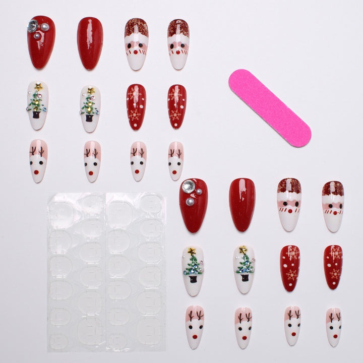 Creative artificial nails with Christmas motif Kalsten