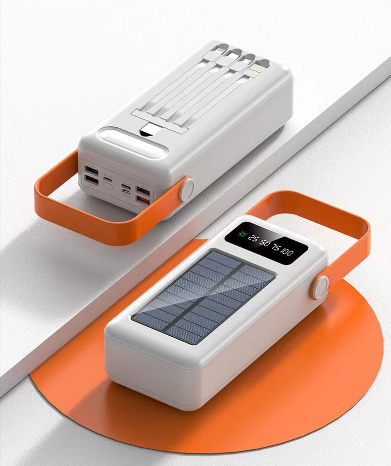 Portable Solar Power Bank with Multiple Charging Ports and LED Display Kalsten