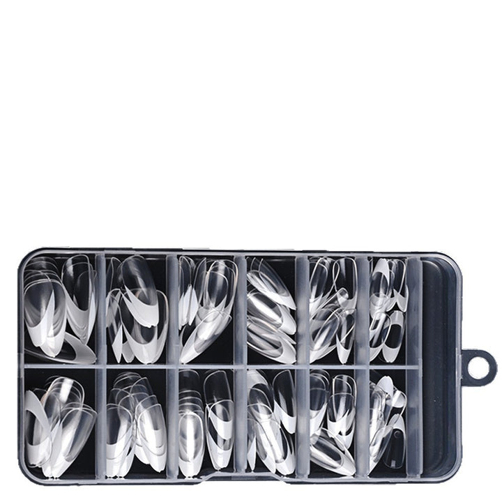 Half-Moon French Tip Nail Tips Collection Kalsten
