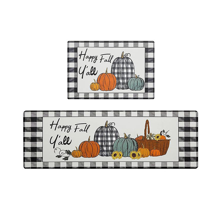 Decorative Harvest-Themed Welcome Mat