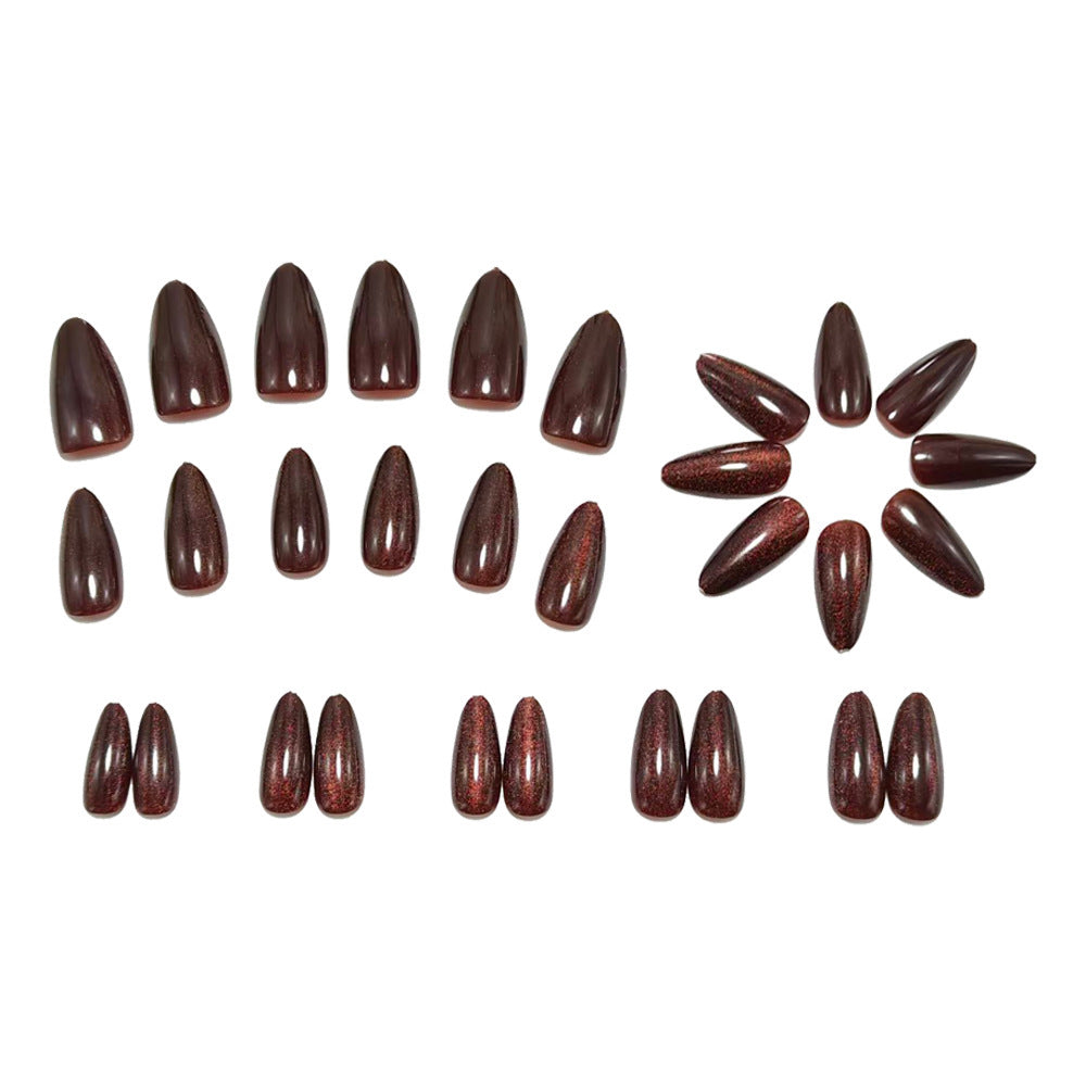 Artificial nails in elegant glitter design Kalsten