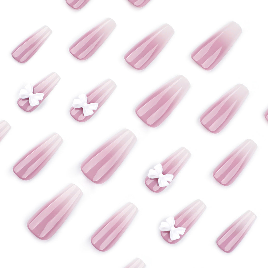 Artful acrylic nails with elegant butterfly design Kalsten