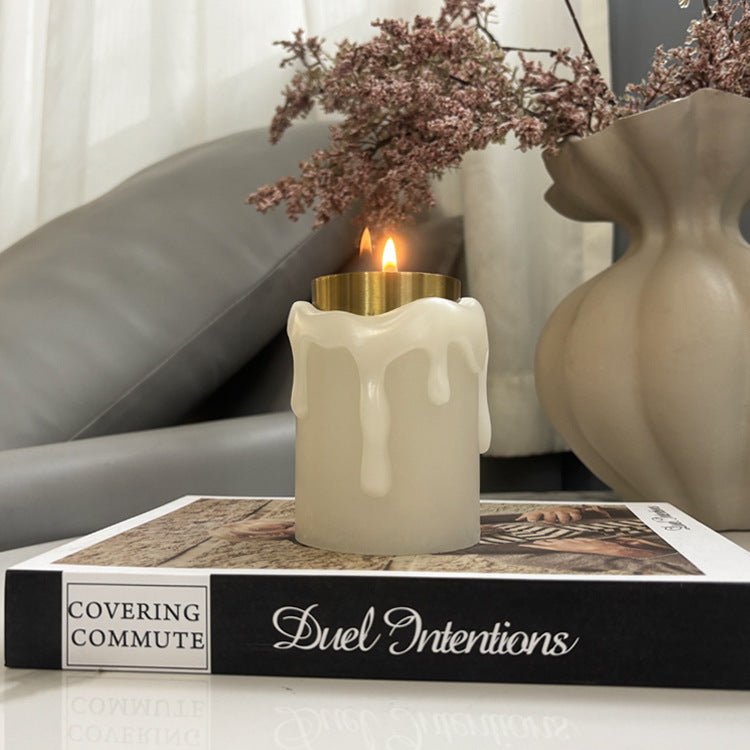 Decorative Drip Candle Holder