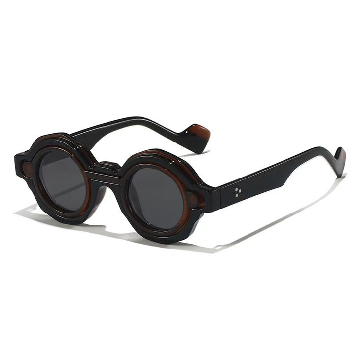 Ladies fashionable sunglasses with unique round design Kalsten