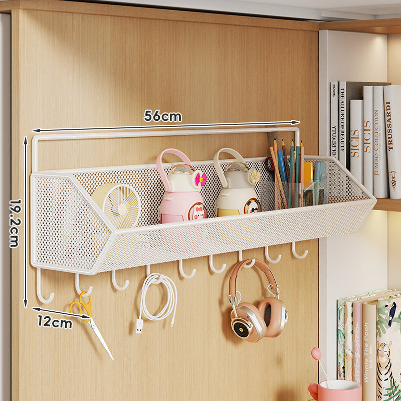 Clip-On Mesh Cabinet Edge Storage Basket Organizer