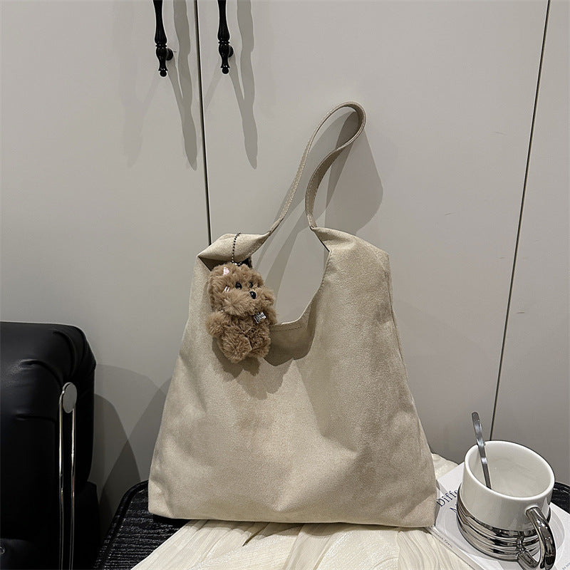 Suede Slouchy Hobo Bag Kalsten