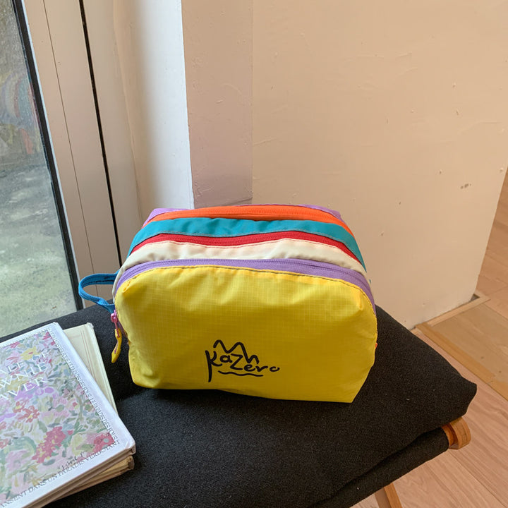 Multi-Zipper Cosmetic Bag Kalsten