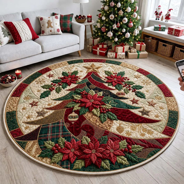 Round Christmas Tree Carpet