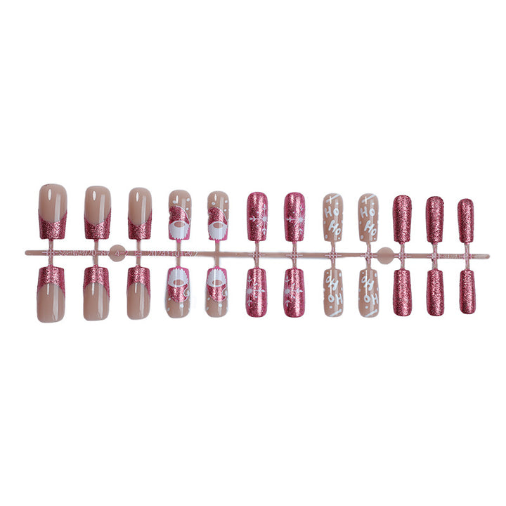 Festive Themed Press-On Nail Art Set Kalsten