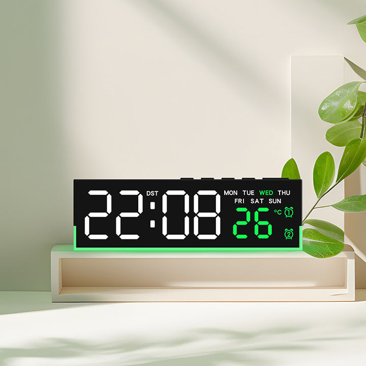 Alarm clock with digital display and temperature display Kalsten