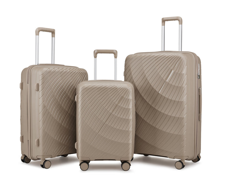 Unisex Premium Textured Hard Shell Luggage Set Kalsten