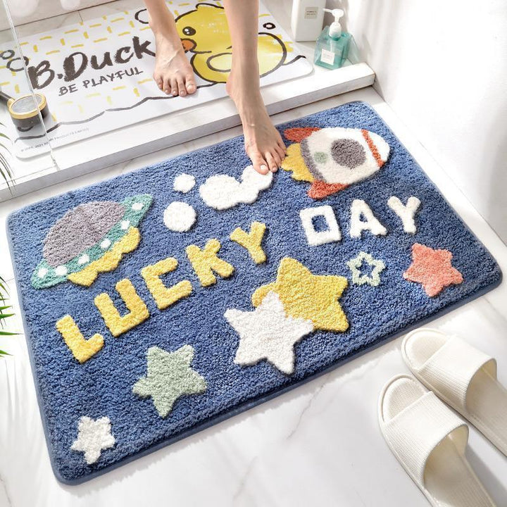 Fun Frog-Themed Bath Mat