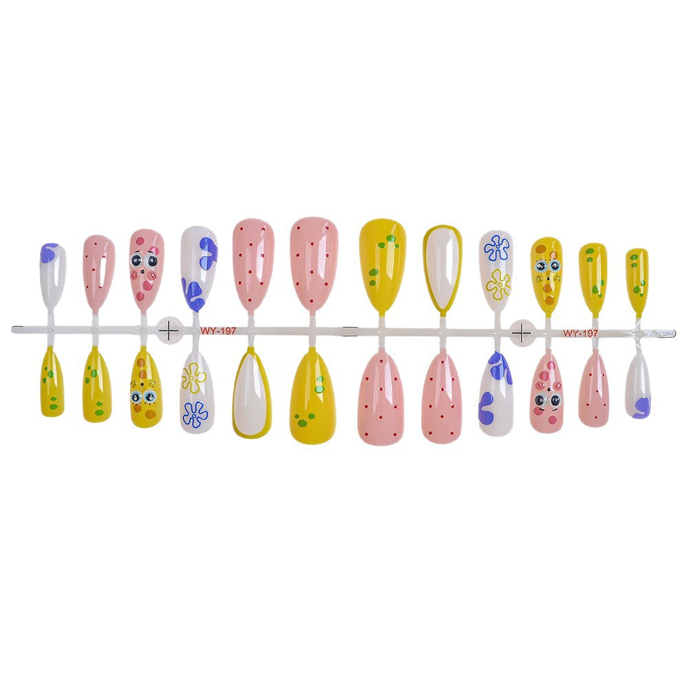 Whimsical Cartoon Press-On Nail Set Kalsten