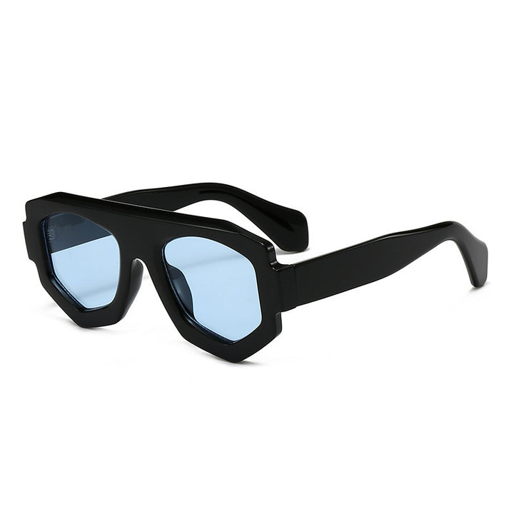 Bold Geometric Shield Sunglasses Kalsten