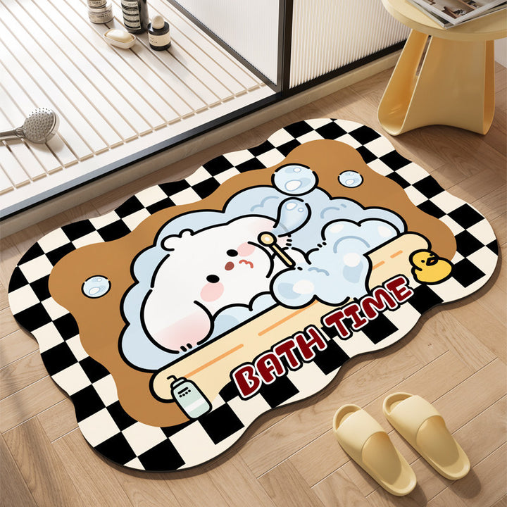 Decorative Bath Mat Kalsten
