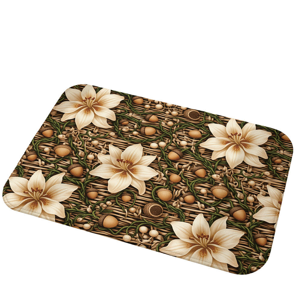 Decorative Football-Themed Area Mat