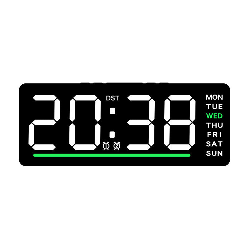 Digital clock with large LED display and multiple alarm functions Kalsten