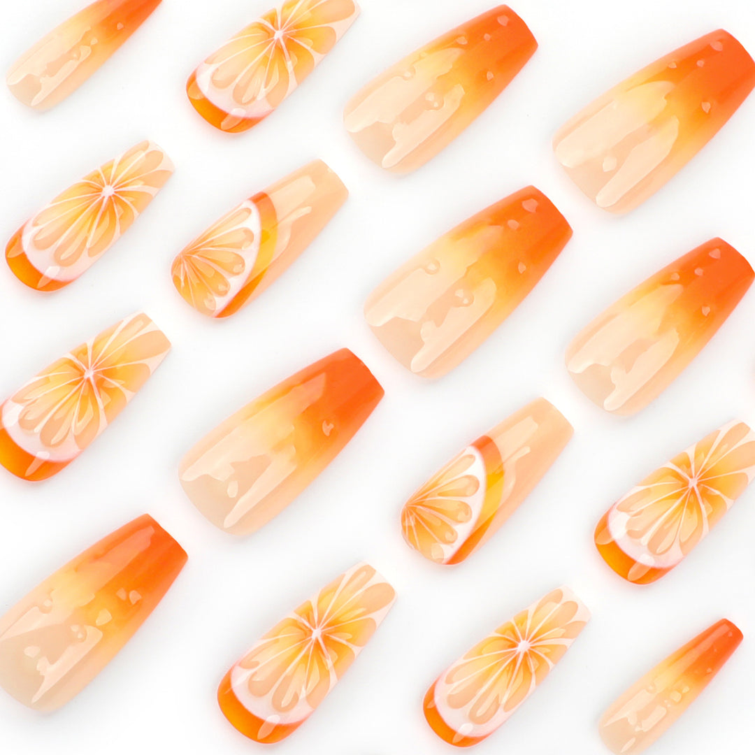 Artful Nail Extensions in Fruit Design Kalsten