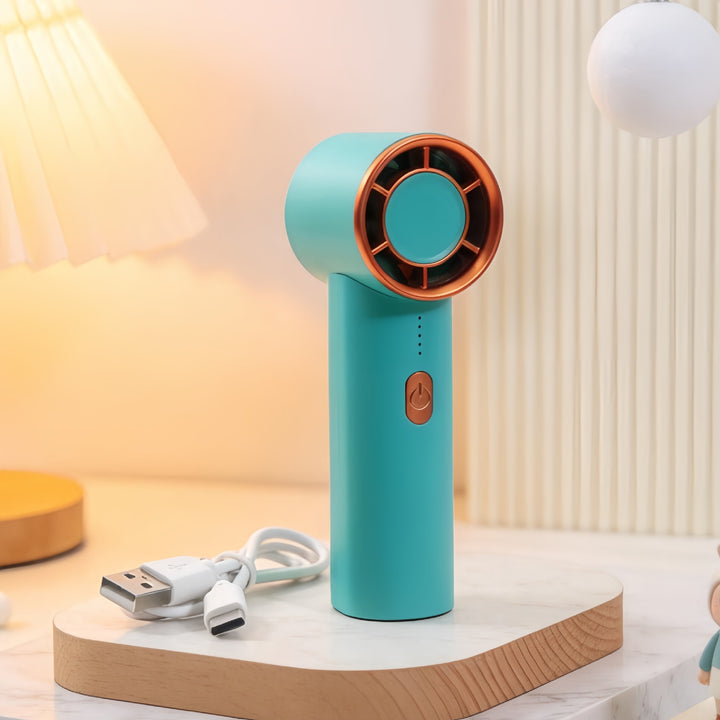 Ladies portable USB hand fan with modern design Kalsten