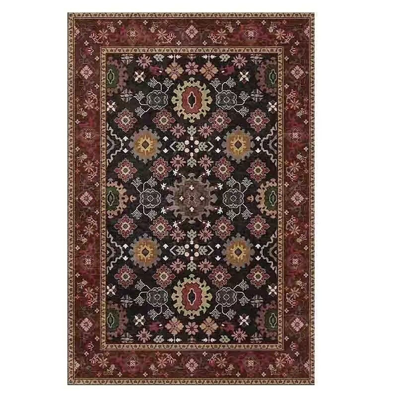 Vintage Floral Patterned Area Rug
