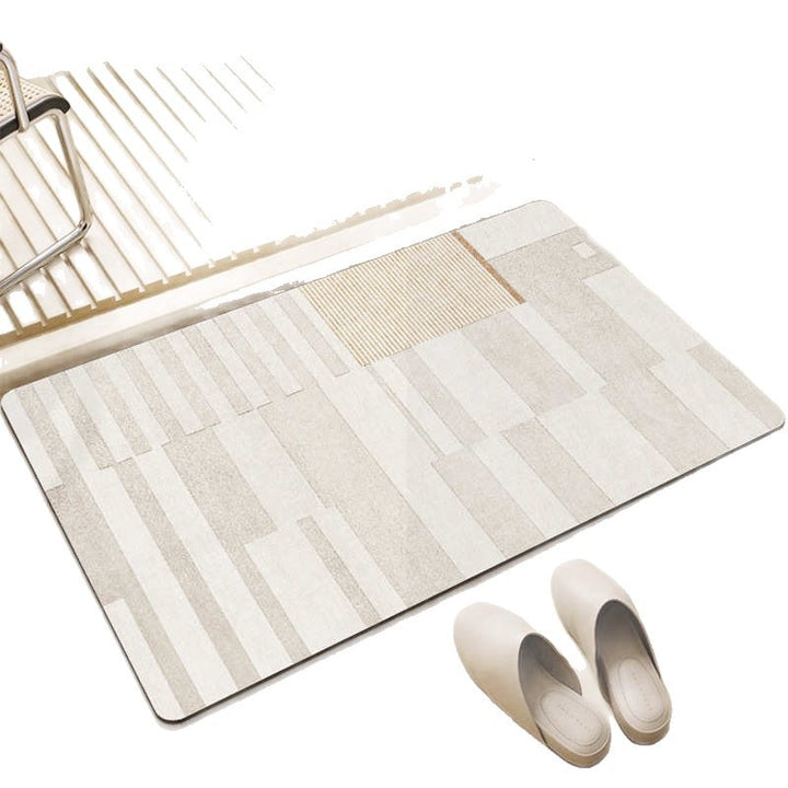 Abstract Patterned Non-Slip Bath Mat