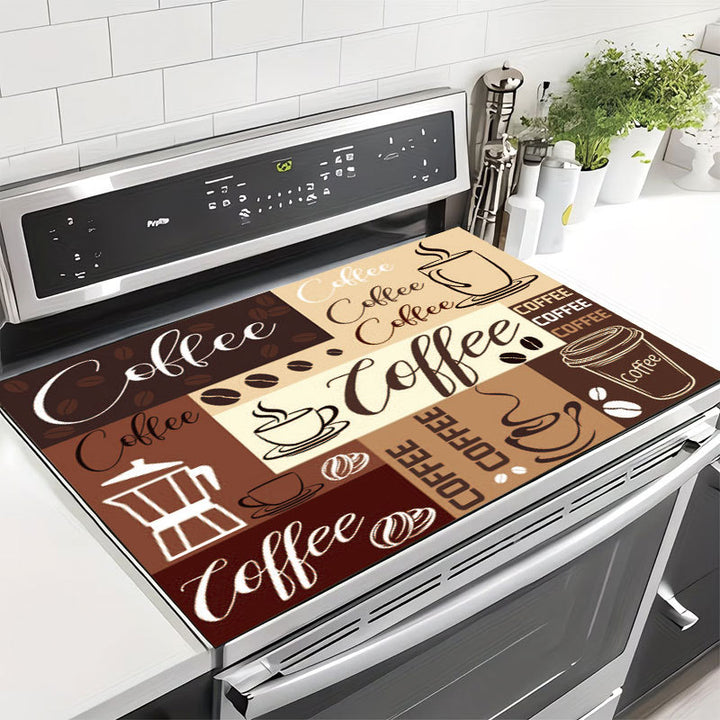 Decorative Heart and Bow-Themed Kitchen Mat