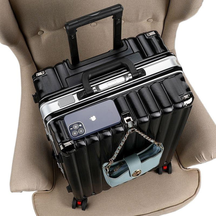 Hard Shell Trolley With Integrated Usb Charging Port And Multifunctional Storage Kalsten