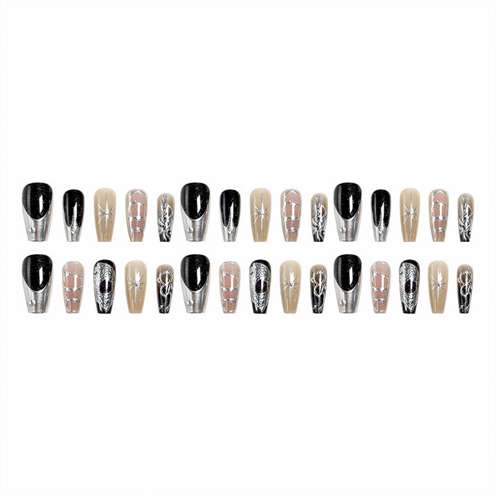 Artful nail tips with elegant patterns Kalsten