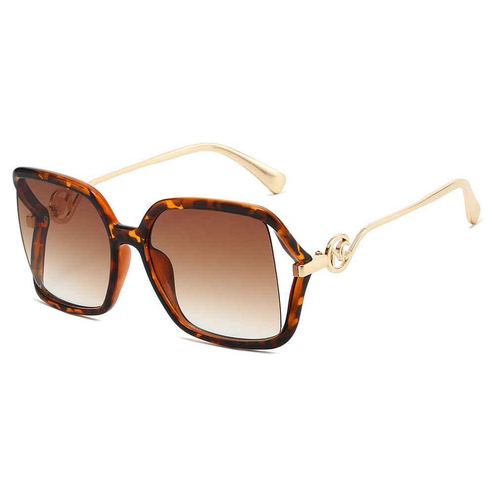 Oversized Geometric Gradient Sunglasses Kalsten