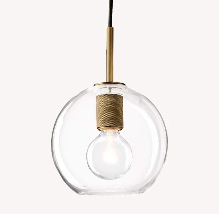 Modern Glass Sphere Wall Light