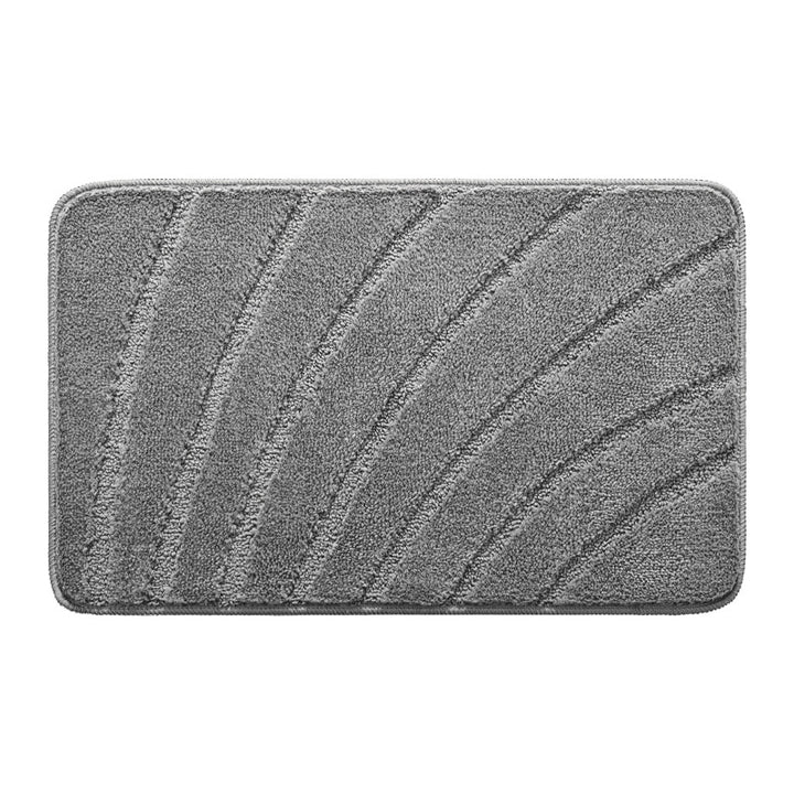 Plush Wave Pattern Bath Mat Kalsten