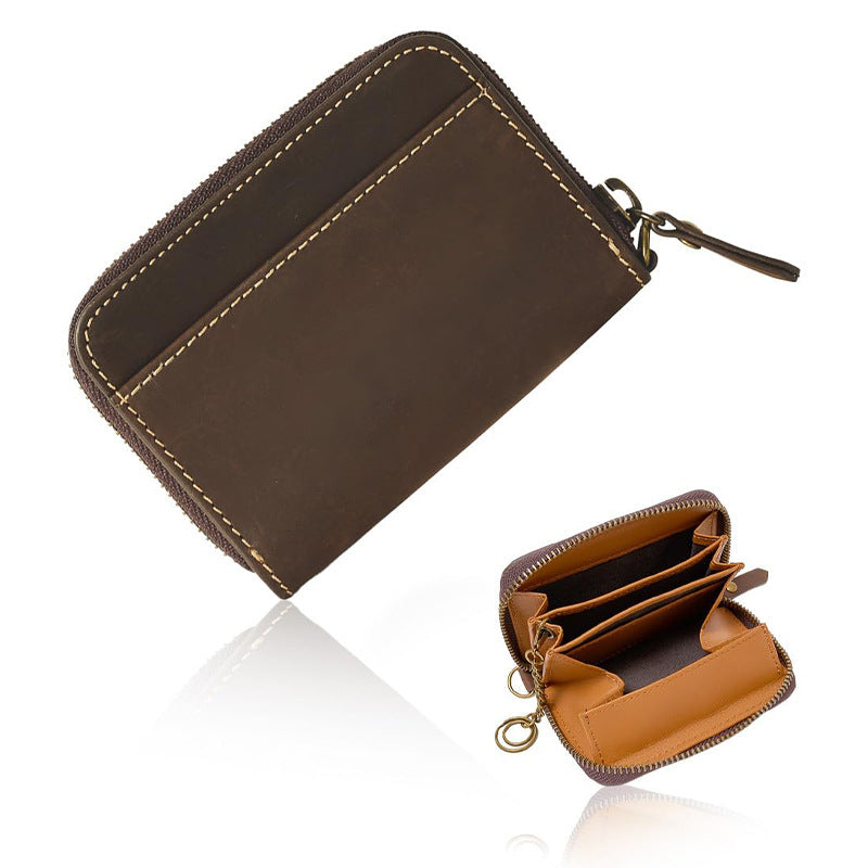 Zippered Leather Wallet Organizer Kalsten