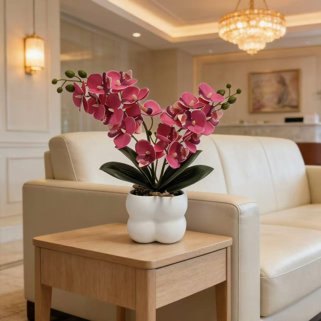 Lifelike Orchid Table Centerpiece