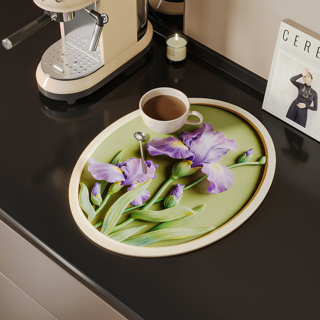 Decorative Floral Kitchen Mat Kalsten