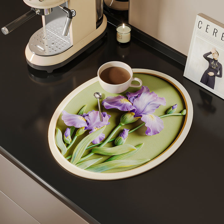 Decorative Floral Kitchen Mat Kalsten