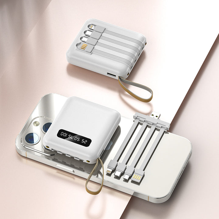 Multifunctional Powerbank with Integrated Cable Kalsten