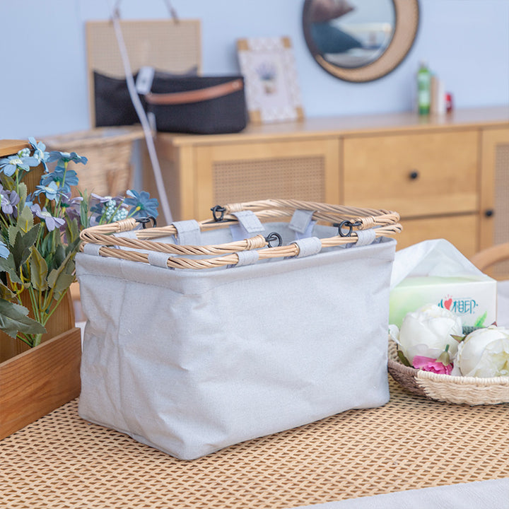 Textured Woven Storage Bin Kalsten