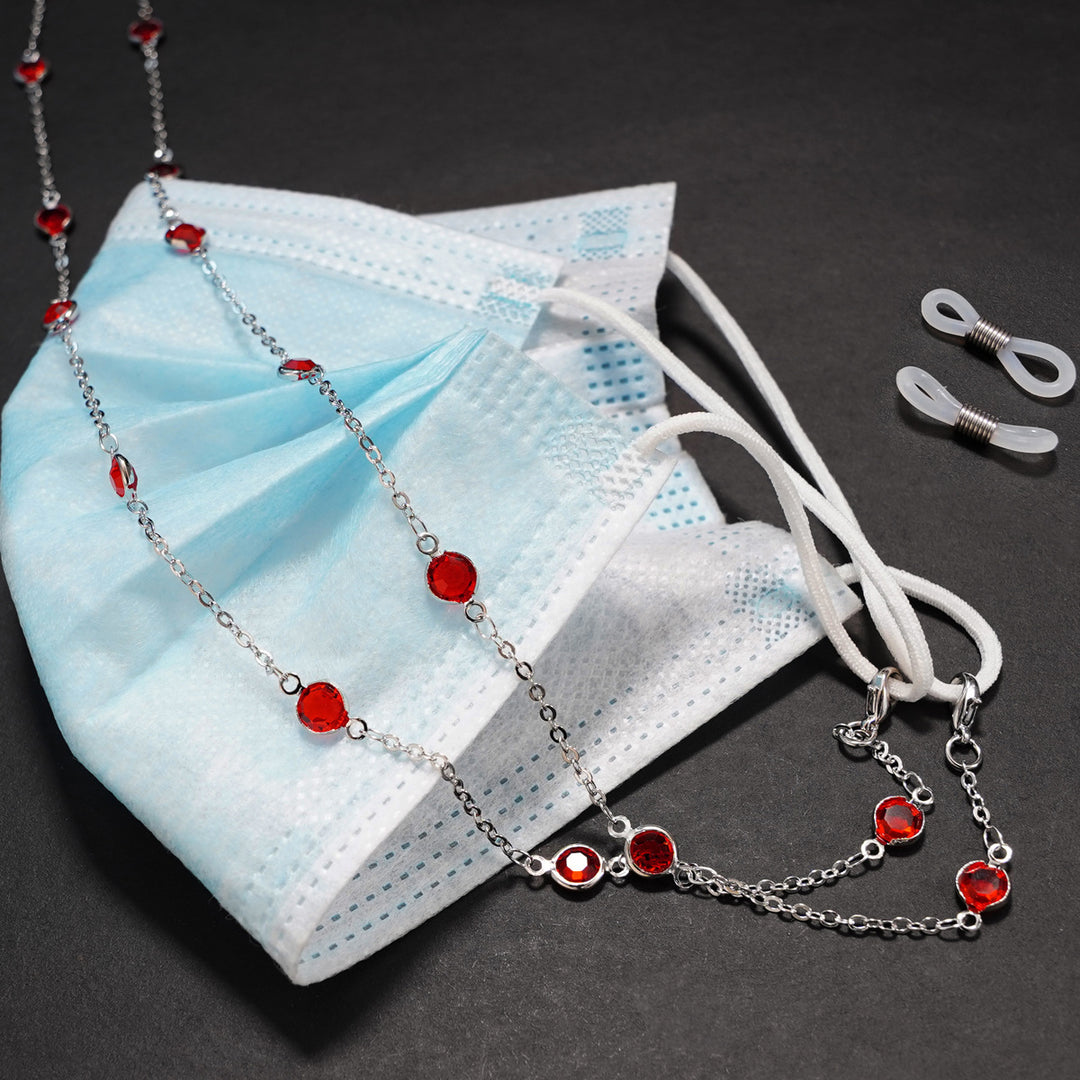 Gemstone-Studded Eyewear Holder Kalsten