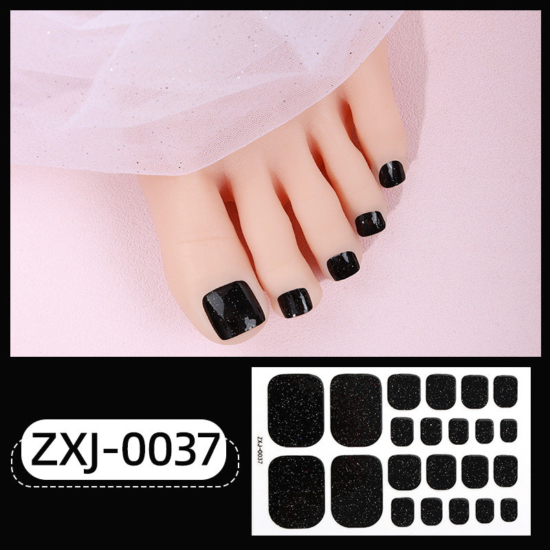 Glittery Toe Nail Wraps  1790954463